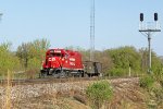 CP 4509 waits to take its pickup back to the yard